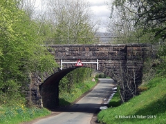 274850: Bridge SAC/229 - Leazes Hill (PROW - minor road): Elevation view from the West
