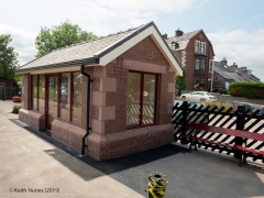 277235: Appleby Station - Waiting Room (Down): Elevation view from the North East