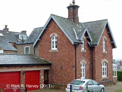 Appleby Station Master's House, elevation view from the northwest.