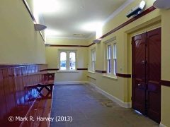 Interior of Appleby Station Waiting Room (Up), looking southeast.
