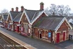 Appleby Station Booking Office, elevation view from the north-northwest (2).