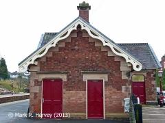Appleby Station Booking Office, elevation view from the northwest.