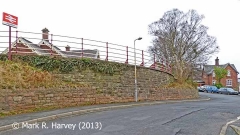  Appleby Station Drive Retaining Wall from the northwest.