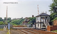 284670: Culgaith Signal Box (1908 - present): Context view from the South