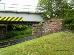 288330: Bridge SAC/288 - Alston Road / A686 (PROW - road): Detail view from the West