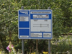 Long Meg Siding, Network Rail Access Point Sign