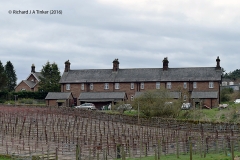 292650: Lazonby & Kirkoswald - Workers' Housing (Terrace of 6): Context view from the North West