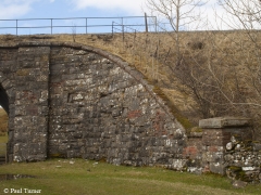 Bridge 173 - Croon Lorne: View of north east wing wall-01