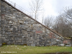 Bridge 173 - Croon Lorne: View of north east wing wall-02