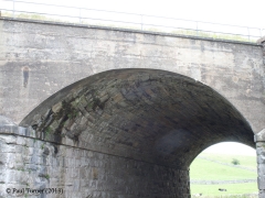 Bridge No 178 - Wharton: Elevation view of arch from East