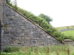 Bridge No 178 - Wharton: Elevation view of South-West wing wall