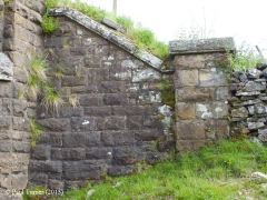 Bridge 172 - Back of Birkett: Elevation view of South-West wing wall