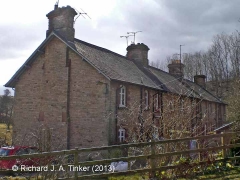 Long Marton Railway Cottages: North elevation view