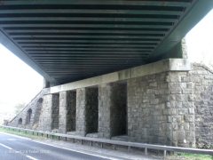 Bridge SAC/2 A65: detail view from the north east