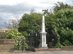 307246: Harraby War Memorial London Road, Carlisle: Elevation view from the west