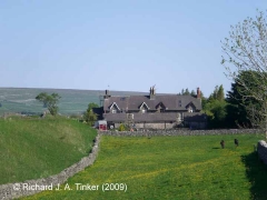 Selside Railway Cottages: North elevation (2009)