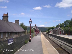 Garsdale Station (Down Platform): Context view looking north (2009)