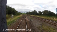 Hellifield Goods Yard - Gasometer (and associated siding)