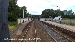 Long Preston Station - Loop / lie-by siding (down)