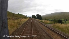 261810: Platelayers' Hut: Cab-view video still (northbound)