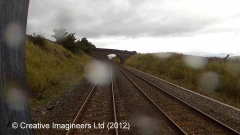 265260: Platelayers' Hut: Cab-view video still (northbound)