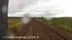 267000: Milepost 267: Cab-view video still (northbound)