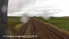 267050: Fog Hut: Cab-view video still (northbound)