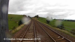 267550: Culvert (2' 6" diameter): Cab-view video still (northbound)