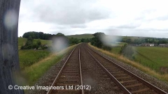 268170: Culvert (3' 4" diameter): Cab-view video still (northbound)