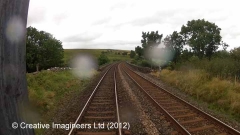 268600: Platelayers' Hut: Cab-view video still (northbound)