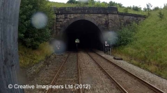268990: Crosby Garrett Tunnel South Portal (Bridge No 195): Cab-view video still