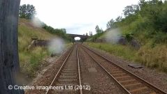 269780: Crosby Garrett Station - Passenger Platform (Down): Cab-view video still