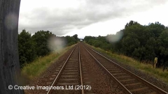 270250: Milepost 270¼: Cab-view video still (northbound)"