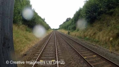 270500: Milepost 270½: Cab-view video still (northbound)"