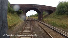 270960: Platelayers' Hut: Cab-view video still (northbound)