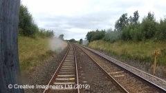 271000: Milepost 271: Cab-view video still (northbound)