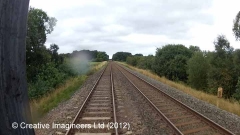 271750: Milepost 271¾: Cab-view video still (northbound)"