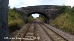 272490: Bridge SAC/218 - Crow Hill (track / occupation): Cab-view video still