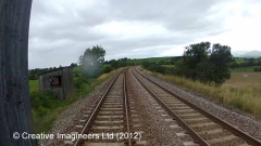 272650: Platelayers' Hut: Cab-view video still (northbound)
