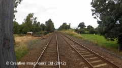 274690: Platelayers' Hut: Cab-view video still (northbound)