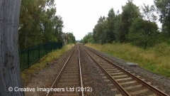 274810: Ormside Station - Passenger Platform (Down): Cab-view video still