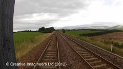 275500: Milepost 275½: Cab-view video still (northbound)"