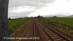 275750: Milepost 275¾: Cab-view video still (northbound)"