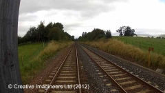 276000: Milepost 276: Cab-view video still (northbound)