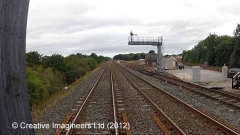 277410: Culvert 3' 0" diameter): Cab-view video still (northbound)