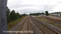 277540: Appleby North Turntable: Cab-view video still (northbound)