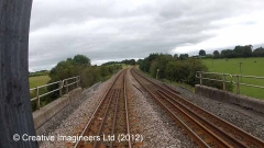277990: Platelayers' Hut: Cab-view video still (northbound)