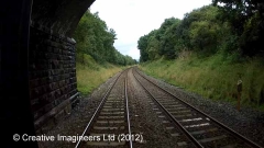 278250: Milepost 278¼ : Cab-view video still (northbound)"
