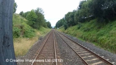 277450: Appleby North - Unlabelled building / structure: Cab-view video still