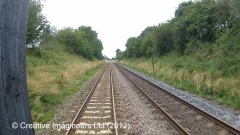 280550: Gradient Post (2640 rising / 660 falling): Cab-view video still